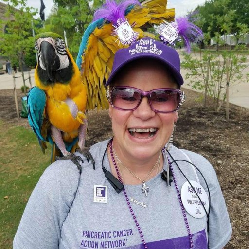 Pancreatic Cancer Advocate, Animal Advocate, Bird Nerd, overall advocate for most all of the underdogs in this world...it's my mission in this life.
