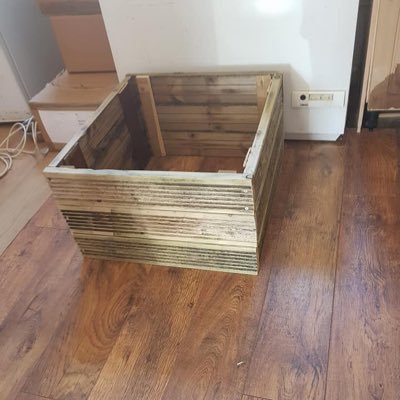 Garden planters, all made from reclaimed wood and made by myself and the hubby. garden