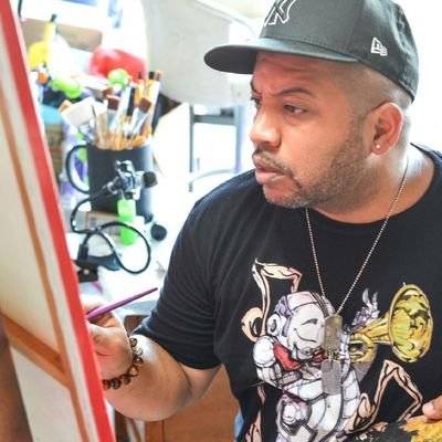 CEO of Motion Illustrationz, Painter, graphic artist, illustrator  and father of the nine-year-old creator of Daddy Long Legs and the Inchworm comic book series