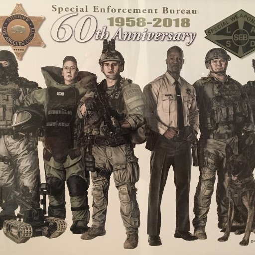 Special Enforcement Bureau - LASD. Home of the High-Risk Tactical/Rescue Teams of the LASD. Follow us on Instagram at https://t.co/Y9VTacrMAk