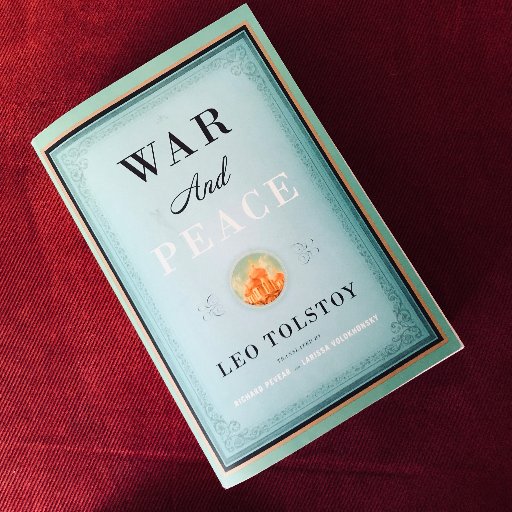I'm Christina ( @cahdeemer ) and I'm reading Tolstoy's War and Peace. Follow for quotes, commentary, and what it's like to take on this daunting challenge.