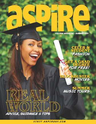 Aspire College Magazine is a publication for college students reflecting the lifestyle and interests of students.