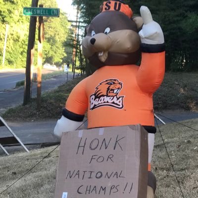 Guy that puts Benny in his yard. Once entered early for NBA draft. A CPA that just loves his family. And the Beavers. Not always in that order. OSU Alum.