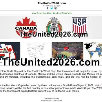 https://t.co/vPVfcZRxoF #TheUnited2026 #united2026 #canada2026 #mexico2026 #usa2026 #unitedstates2026 @CanadaSoccerEN, @FMF, @ussoccer.