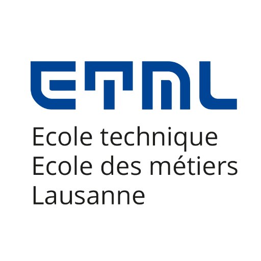 etmlausanne's profile picture. L'ETML de Lausanne est une école des métiers publique qui offre des formations professionnelles techniques de niveau CFC, MP-TASV et supérieures.