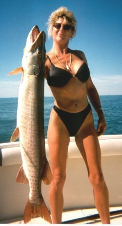 Chicks with Big Fish