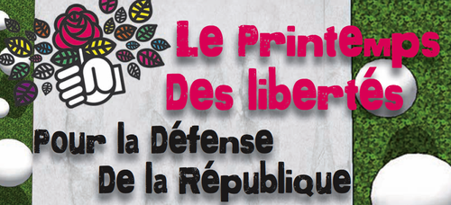 Rendez vous le Dimanche 22 Mars au Zénith de Paris pour défendre la République !