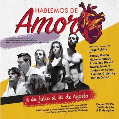 El perfecto pretexto que reune las distintas caras del amor #teatro #joven. Boletos en La Capilla Teatro