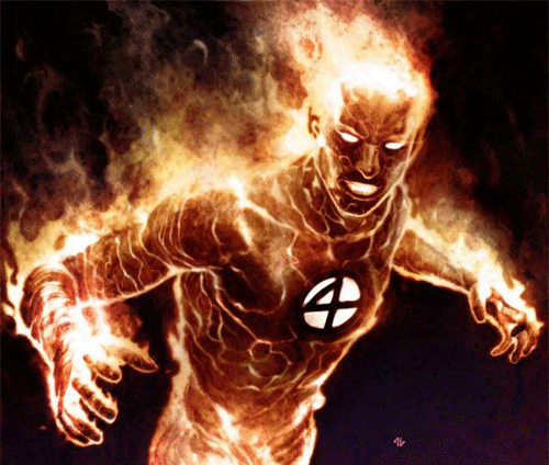 haha my name is johnny storm and im hot really hot