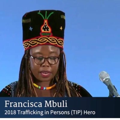 She is a Survivor Returnee #TraffickinginPersonsHeroUSA2018 @IVLPAlumni# #ObamaLeaders2018SouthAfrica @ Founder and CEO @Survivors’Network @SurvivorsSNC