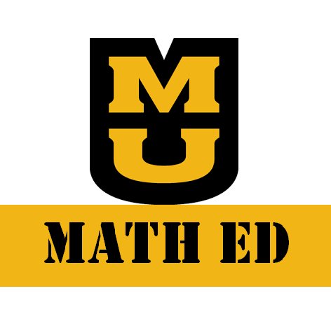Official Twitter account for the mathematics education group in the Department of Learning, Teaching, and Curriculum at the University of Missouri.