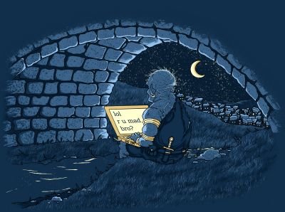 You may not cross the bridge of Twitter without hearing from me! #twittertroll