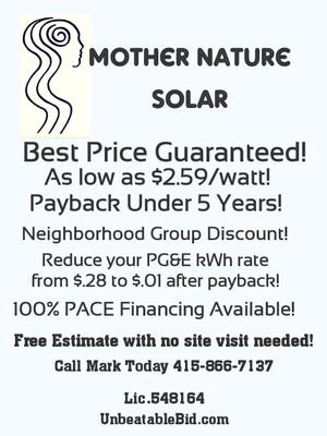 We're a website currently focused on helping more people Go Green and get solar at THE BEST PRICE! You can literally save $30k on a solar system! Unbeatable!