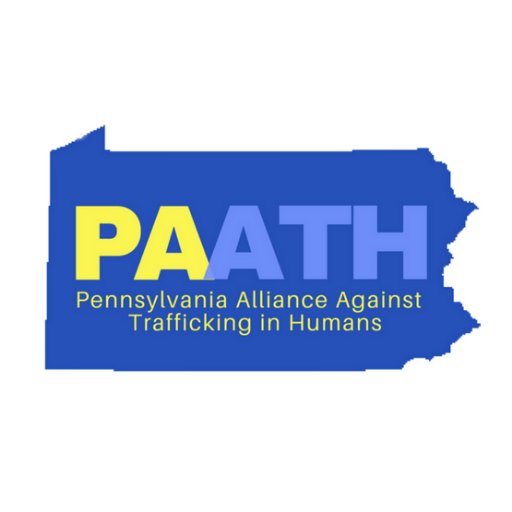 The Pennsylvania Alliance Against Trafficking in Humans raises awareness of PA Act 105 and educates people to advocate for survivors of human trafficking.