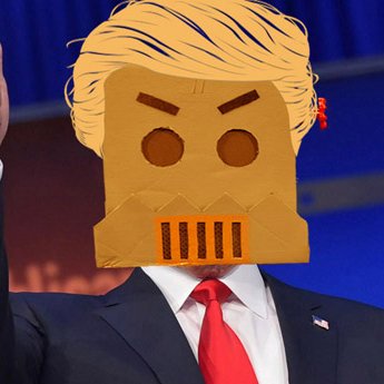 For when Real Trump just isn't evil enough.

I am the yugest bestest robot.

I'm fantastic.

You'll love me.

In 2020 why vote for the lesser evil?