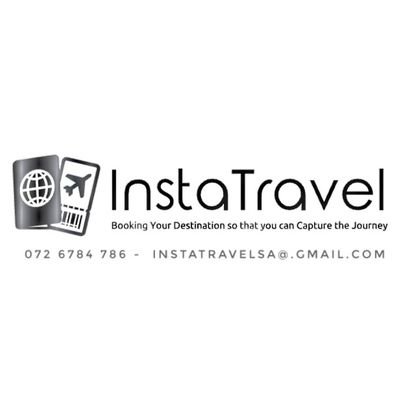 Booking your Destination so that you can Capture the Journey. InstaTravelSA@.gmail.com