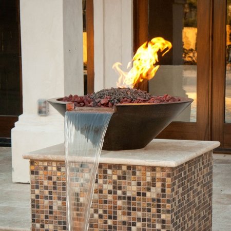 We manufacture beautiful #concrete #fire and #water #bowls for your #outdoorliving space. Check us out: https://t.co/jMQHGPMVkE