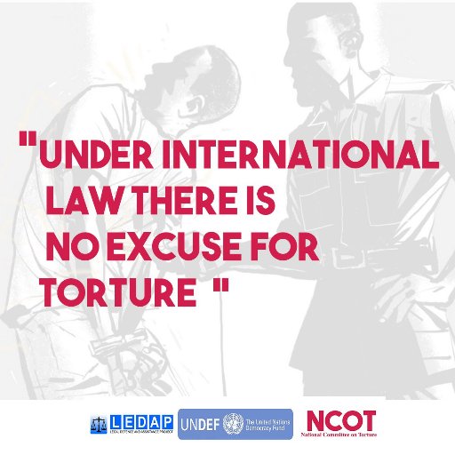 This is an Initiative of LEDAP and UNDEF in Collaboration with NCAT, to Reduce Incidents of Torture in Nigeria, and Improve Access to Redress for Victims.