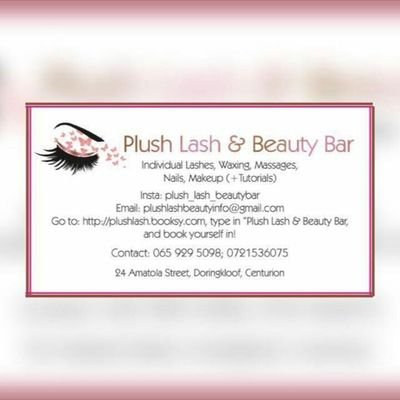 Lash Bar Inside Essenix Beauty Centurion.
Services: individual lash installations, strip lash & makeup. Bookings: 0659295098 ; https://t.co/h09CdnUZQi