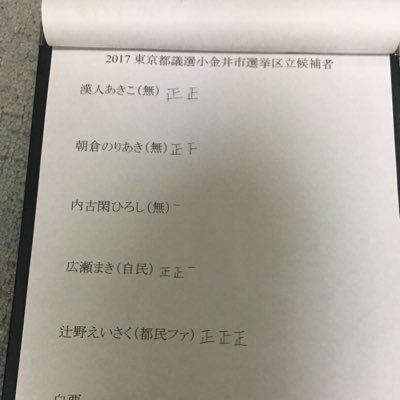 東京都小金井市で行われる全ての選挙を監視します。#出口調査、#開票所参観、その他。小金井市在住もしくは関係が深い方はこぞってご参加ください