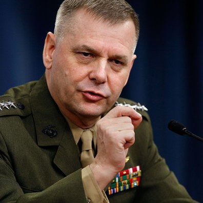 I'm Gen James Cartwright, The United States Marine Corps, Four Star Gen.