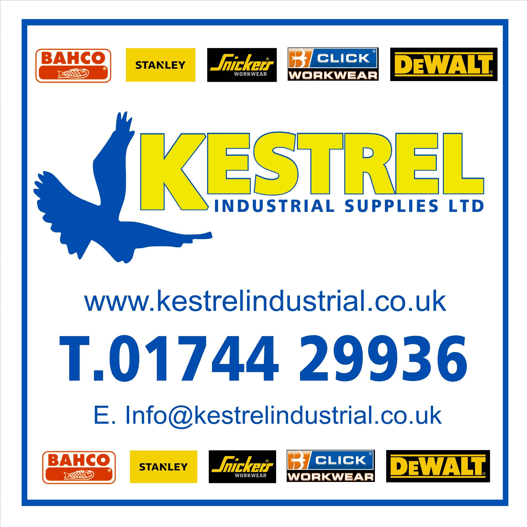 We are based in St.Helens we are a industrial and electrical supplies with B2B service CALL TODAY 01744 29936