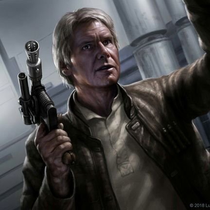 Resistance general; husband to Leia; former smuggler. Not dead. | Sequel era - Episodes VII to IX. | #SWRP | #Nameless