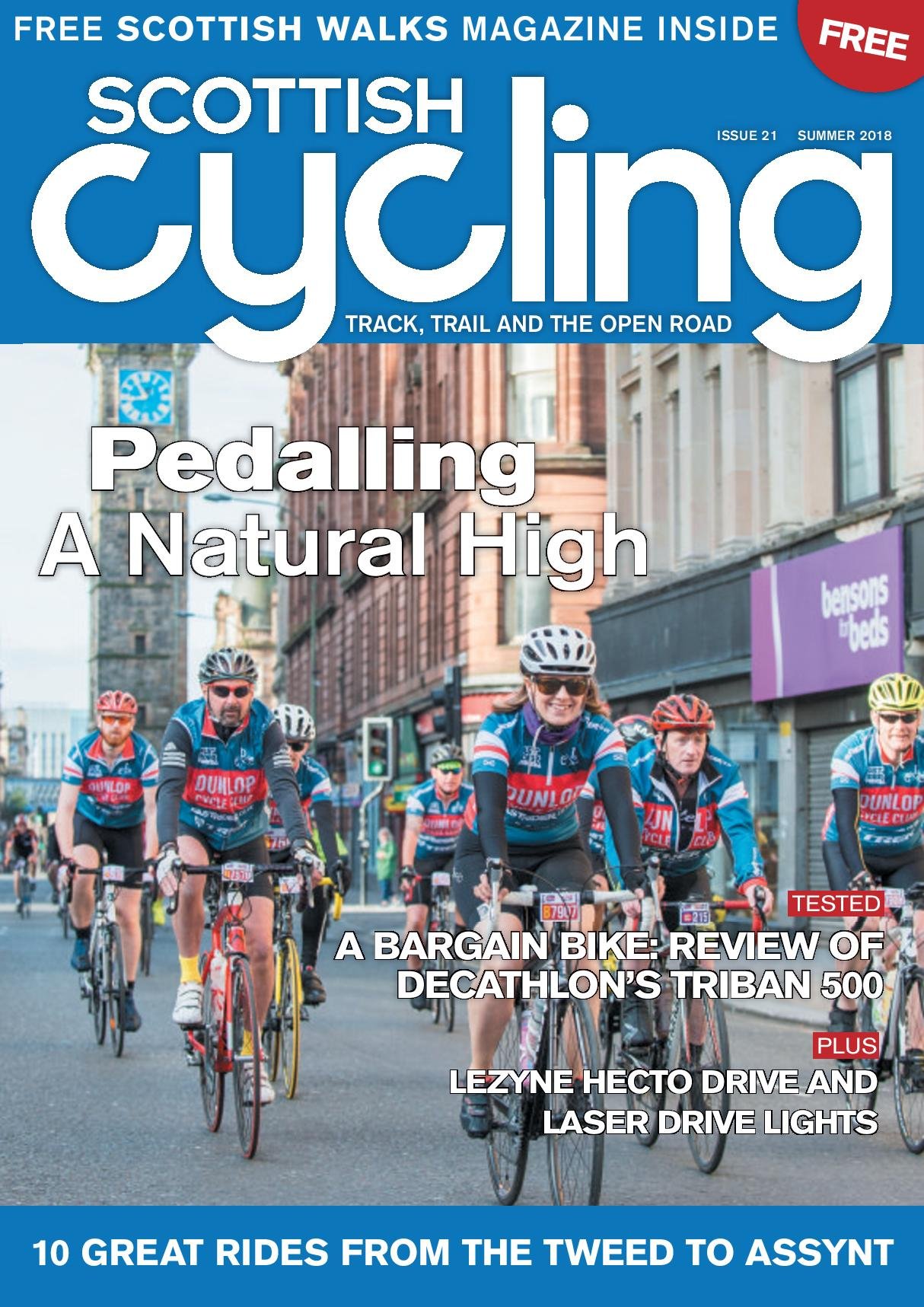 Scotland’s largest free cycling magazine, edited by Cameron McNeish & published by Herald & Times. Enjoy a relaxed read about road & mountain biking.