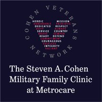 Steven A Cohen Military Family Clinic at Metrocare(@cohenmetrocare) 's Twitter Profile Photo