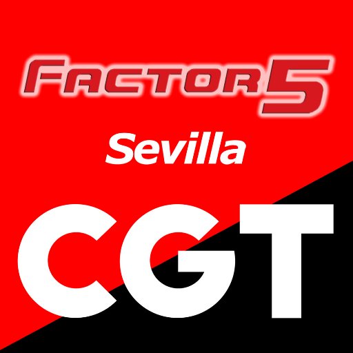 Factor5CGTSev's profile picture. Sección sindical de CGT en Factor5 Sevilla