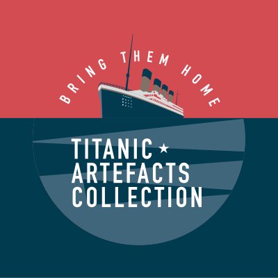 The #TitanicArtefacts Collection includes approx 5,500 individual pieces that have been recovered from the wreck site of RMS Titanic. 

Help us bring them home.