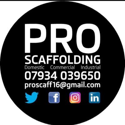 PRO SCAFFOLDING is a small family run business based in the teesside area.we are a small but professional business. we will not be beat on price.
