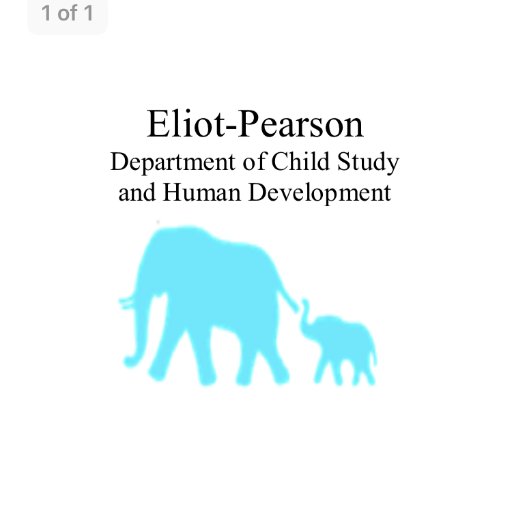 EPCSHD's profile picture. The official Twitter account for the Eliot-Pearson Department of Child Study and Human Development at @TuftsUniversity 📘👦👧🏫
