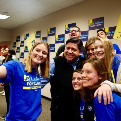 Champaign County’s organizing team for @JBPritzker and @JulianaforLG. Click the link below to get involved! #TeamJB