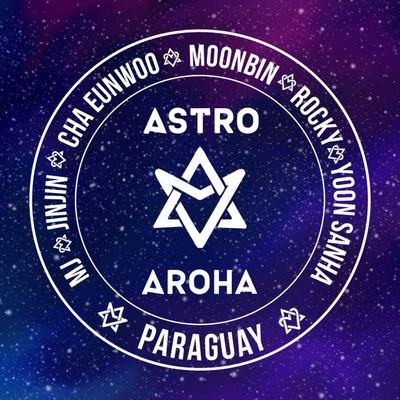 Primer Fandom de @offclASTRO en Paraguay❤
#MJ🌟 #JinJin🌟 #ChaEunWoo🌟 #MoonBin🌟 #Rocky🌟 #YoonSanHa🌟 #ASTRO 💜 #AROHA 
▶Instagram: ASTROPARAGUAY