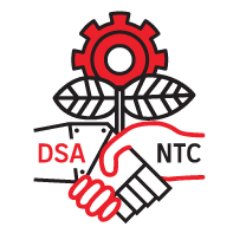 A group of DSA member volunteers helping build the Socialism Network.
