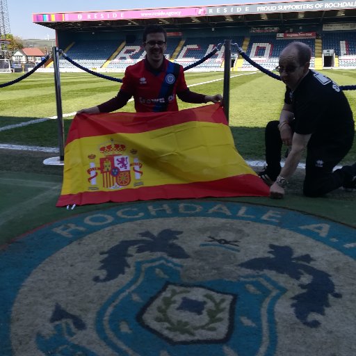 Supporting Rochdale from Spain #Albacete every single game. #UpTheDale #SpanishDale 
'Rochdale is different, It's a special feeling'