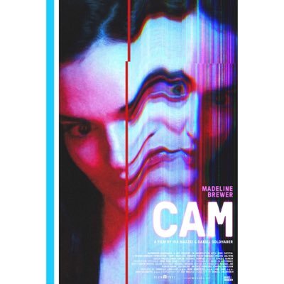 CAM: a psychological thriller starring @madkbrew directed by @chronopictures and written by @isaiswrong. Currently playing BFI London. Dist by @Blumhouse