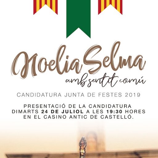 Junta de Festes de Castelló 2019. Composta per un equip amb experiència vol aplicar el Sentit Comú a l'organització i relacions festeres