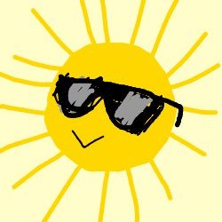 the official™️ account of the sun donning sunnies. source of all life