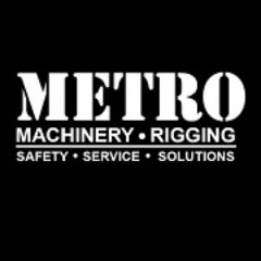 Metro Machinery Rigging specializes in machinery moving, tower cranes, plant relocation, clean room work, rigging, transport, warehousing & millwright services