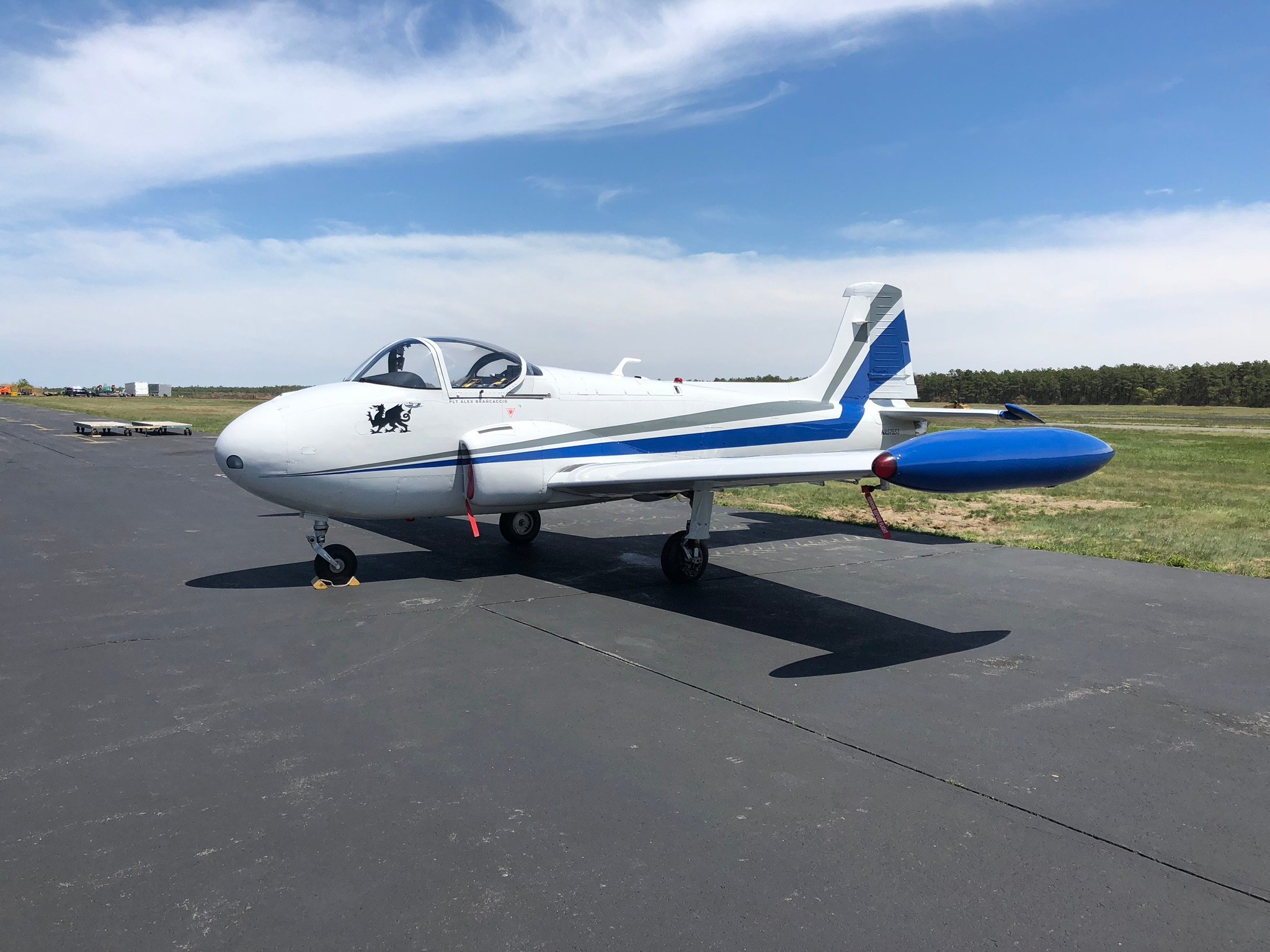 NJ Warbirds is a premier aviation marketing firm. We provide our sponsors with exposure to millions by showcasing our B.A.C. Jet Provost T Mk 3A at air shows.