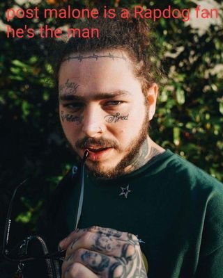 My name is Brandon and  I am Biggest post malone fan  I love to meet him