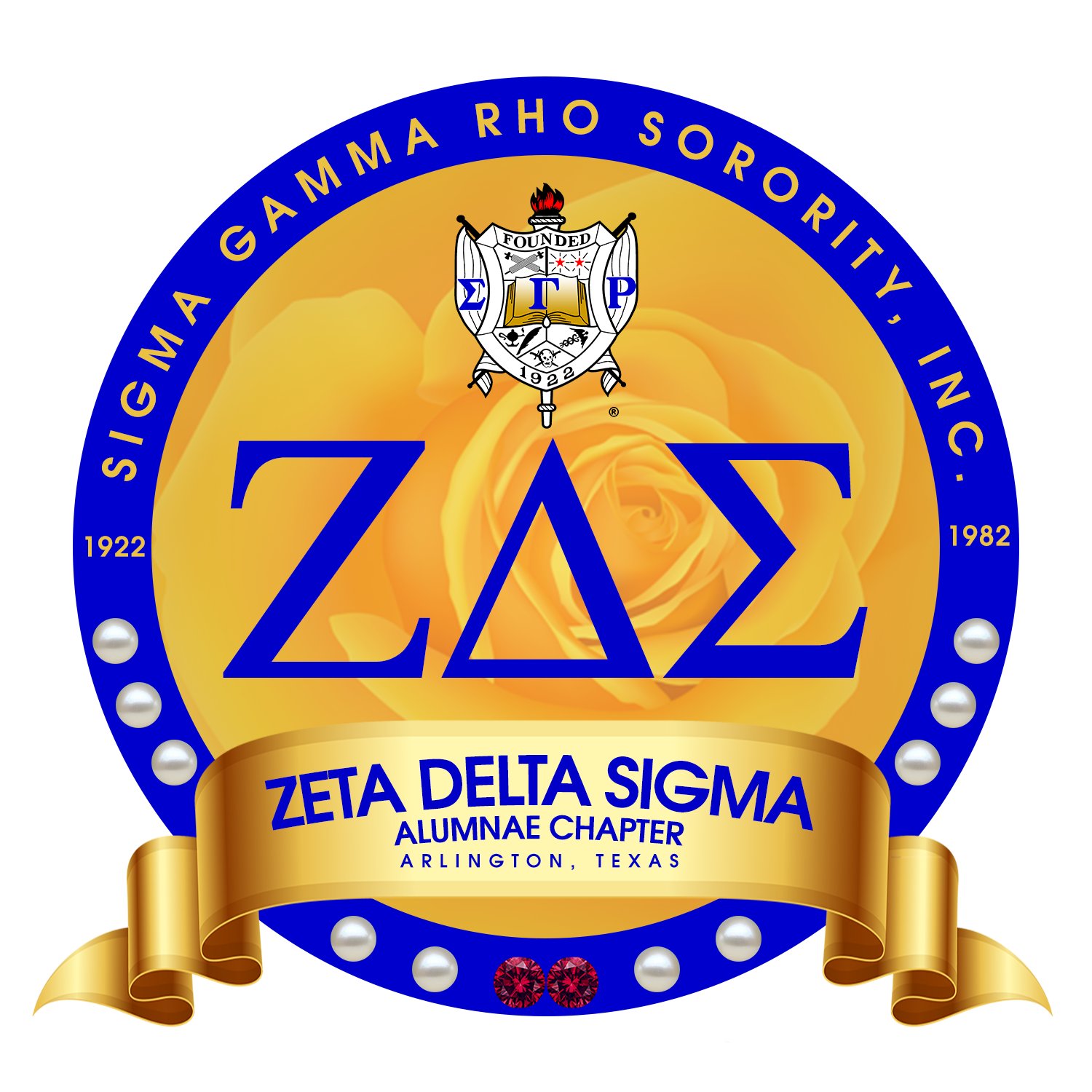 The Zeta Delta Sigma Alumnae Chapter of Sigma Gamma Rho Sorority Inc. was chartered on June 26, 1982 in Arlington, Texas