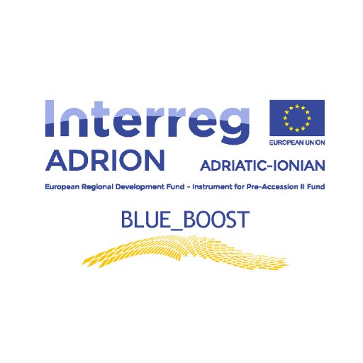 BLUE_BOOST_EU's profile picture. Boosting the innovation potential of the Adriatic-Ionian Blue Growth sectors. Project co-funded by ERDF / IPA II through Interreg ADRION Programme