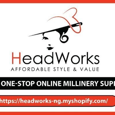 HeadworksN's profile picture. Headworks is an online milinery supply store that stocks affordable and quality products please send DM Or send email to headworks.ng@gmail.com
08163533037