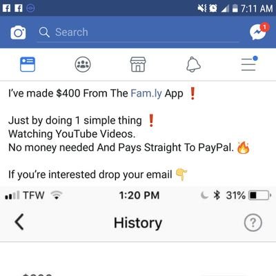 Use my #famcode zgzhl to sign up and get paid to watch videos you love why not get paid