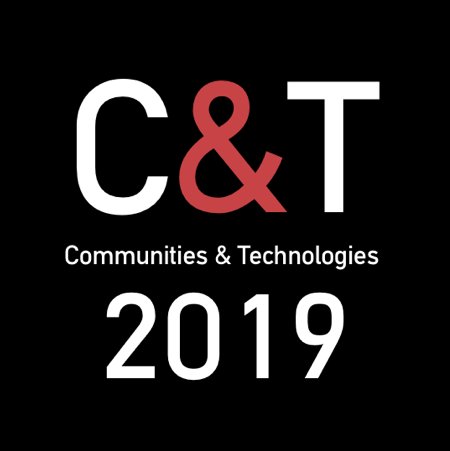 Official account for Communities & Technologies Conference: C&T  #comtech2019 is in Vienna, Austria. June 3-7