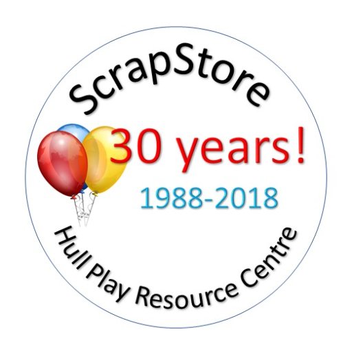 Hull Scrapstore is a registered charity providing creative art and play resources for children and young people.  Open Mon, Tue, Wed, Thu Sat 10am - 2pm