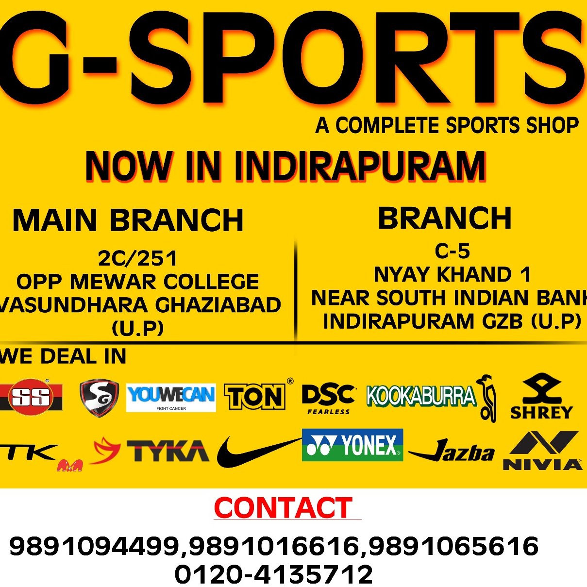 Establish in 2008 by Mr. Ganesh Sharma with the aim and object to provide sports good and sports wears the retail market